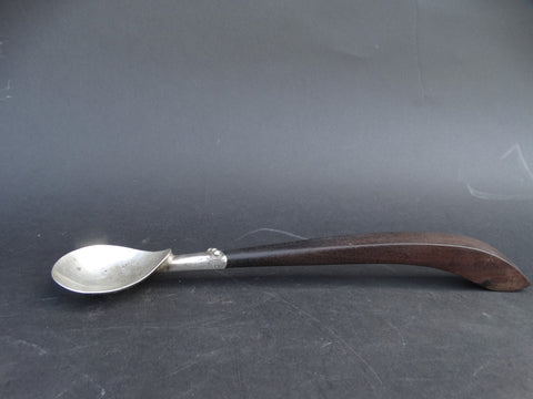 Spratling-Style Sterling and Rosewood Salad Spoon