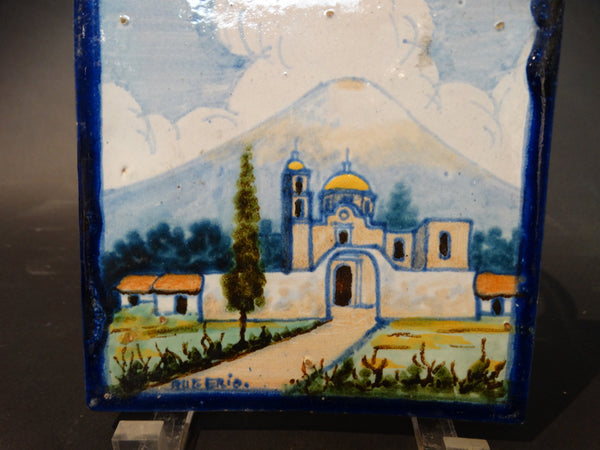 Mexican Rugerio Talavera Tile - Church