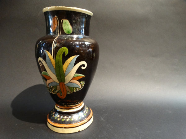 Tlaquepaque Black Slender Vase