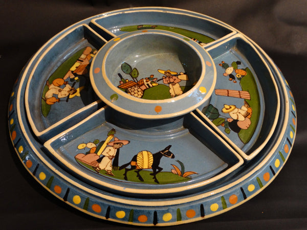 Tlaquepaque Hostess Tray circa 1940