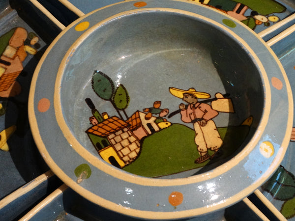 Tlaquepaque Hostess Tray circa 1940