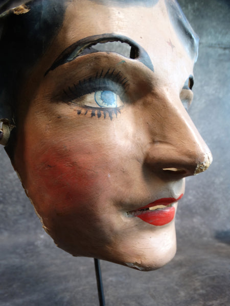 Mexican Paper-maché Mask of a Woman M2158