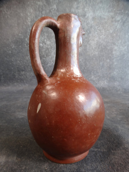 Mexican Burnished Rooster Pitcher circa 1920s M2163