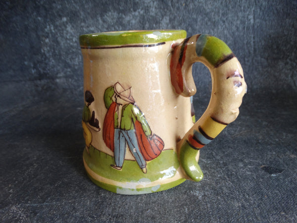 Tlaquepaque Ivory Pictorial Mug M2667