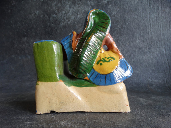 Tlaquepaque Mexican Novelty Dancer Ashtray and Matchholder c 1940s M2671