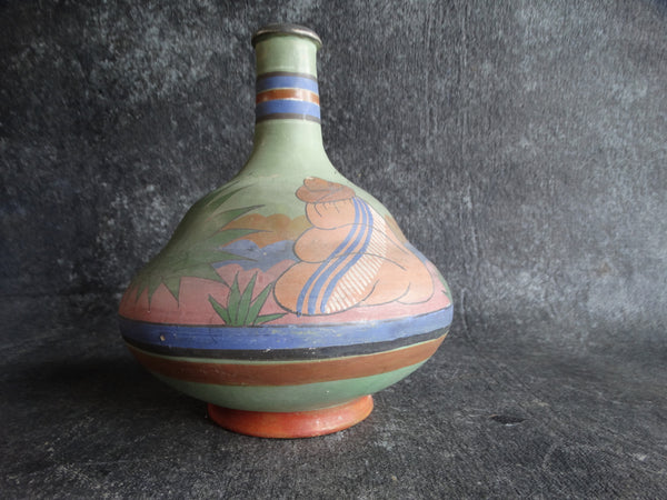 Mexican Burnished Ware Water Jug c 1940s M2676