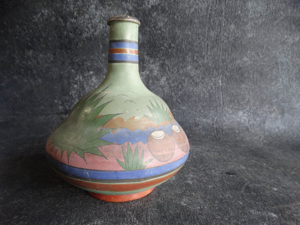 Mexican Burnished Ware Water Jug c 1940s M2676