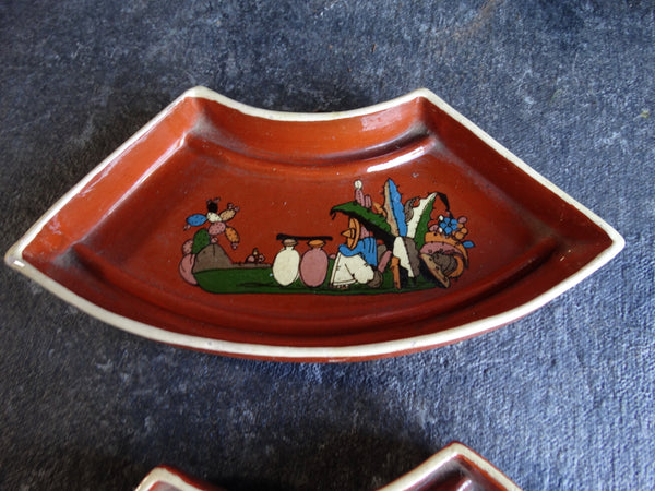 Tlaquepaque Snack Tray Inserts (4) that form a Ring