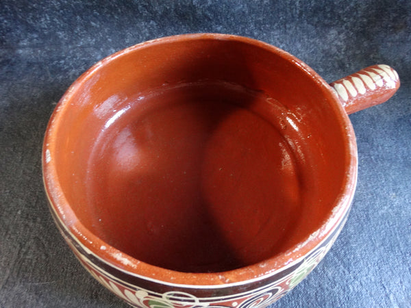Mexican Redware Beanpot/Casserole c 1940s M2698