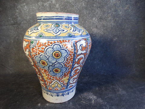 Talavera Decorated Vase c 1930 M2753
