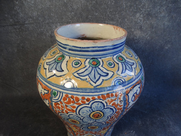 Talavera Decorated Vase c 1930 M2753