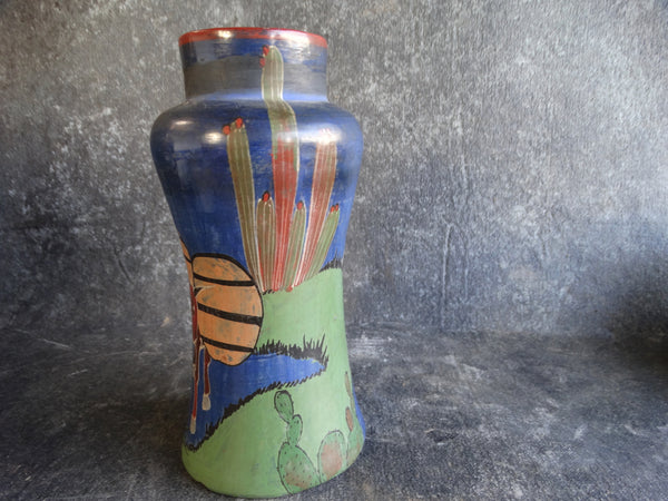 Mexican Burnished Ware Pottery Vase circa 1930s M2764