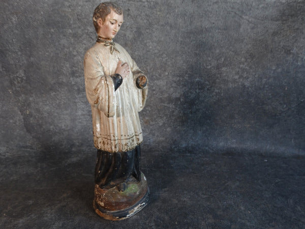 Santo as a Young Priest or Acolyte in his White Surplice M2872