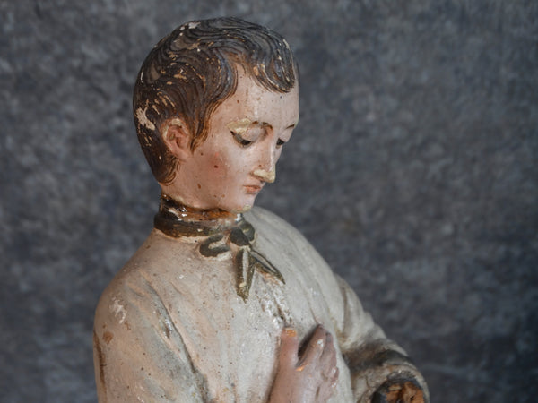 Santo as a Young Priest or Acolyte in his White Surplice M2872