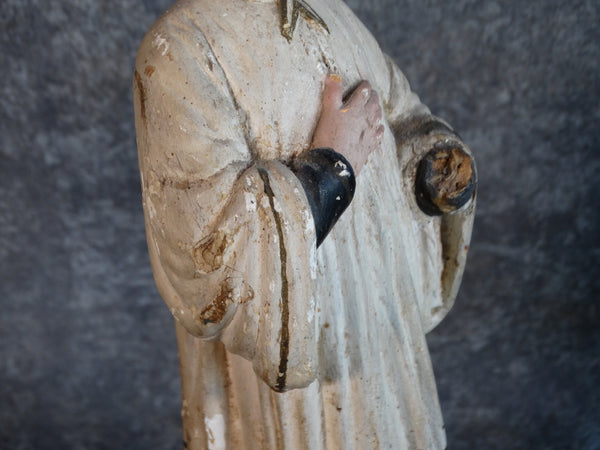 Santo as a Young Priest or Acolyte in his White Surplice M2872