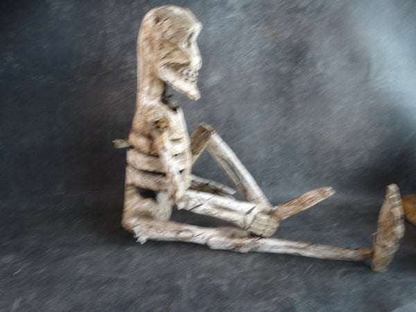 Hand-Carved Articulated Skeleton from New Mexico M2903