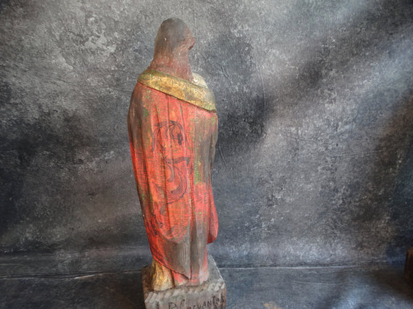P. Cervantes - Mexican Hand Carved Christ 1960s M2908