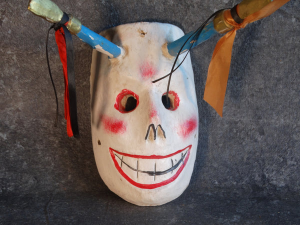 Mexican Festival Skull Mask 1950s M2921