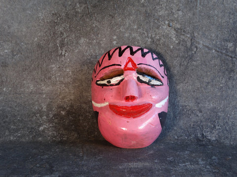 Pink Lady Guatemalan Festival Mask M2923