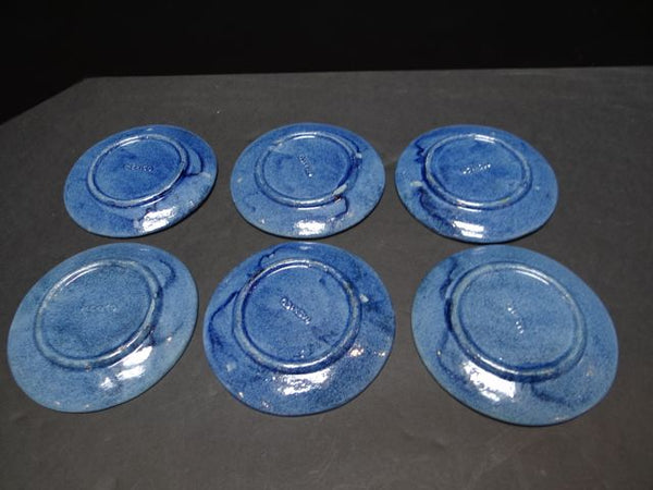 Tlaquepaque RARE Blue Cups and Saucers