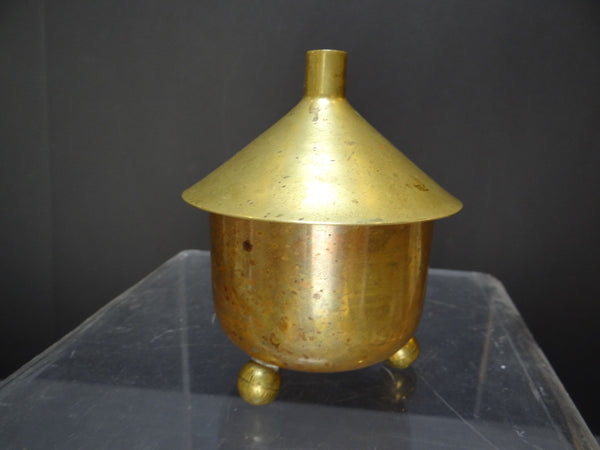 Mexican Brass, Copper, and Silver Chinaman Censer