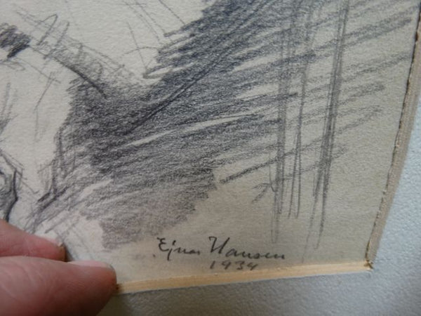 Ejnar Hansen, Sadakichi Hartmann Drawing