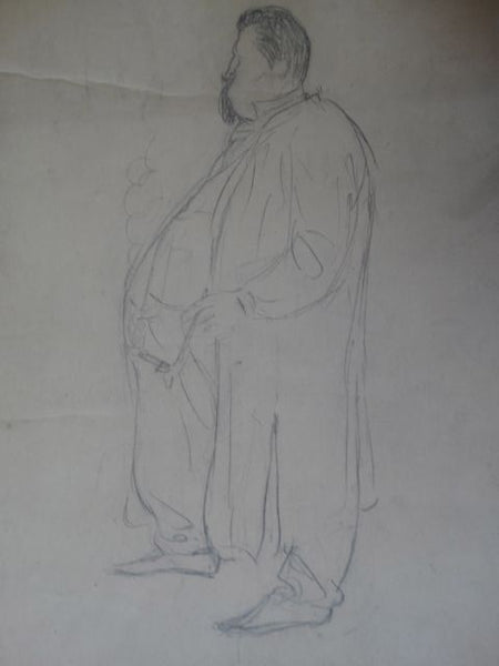 Ejnar Hansen Sketch of a Big Man