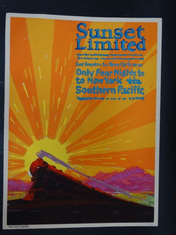 Sam Hyde Harris Poster Art for Sunset Limited