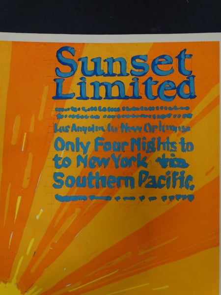 Sam Hyde Harris Poster Art for Sunset Limited