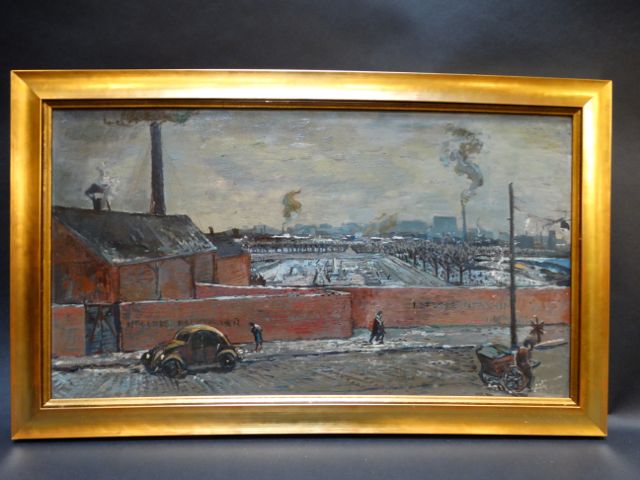 Robert F Boyle (1909-2010) France 1944-45 Oil on Canvas Board P1183