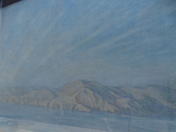 William Carrigan (1868-1939) Watercolor View of Mount Tamalpais