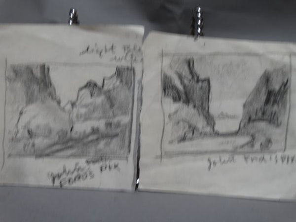 Walt Lee: Pair of Sketches