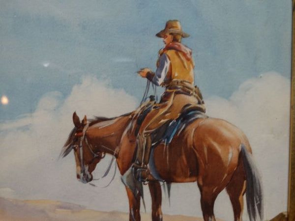 Ernest Smythe “Cowboy on Horse”