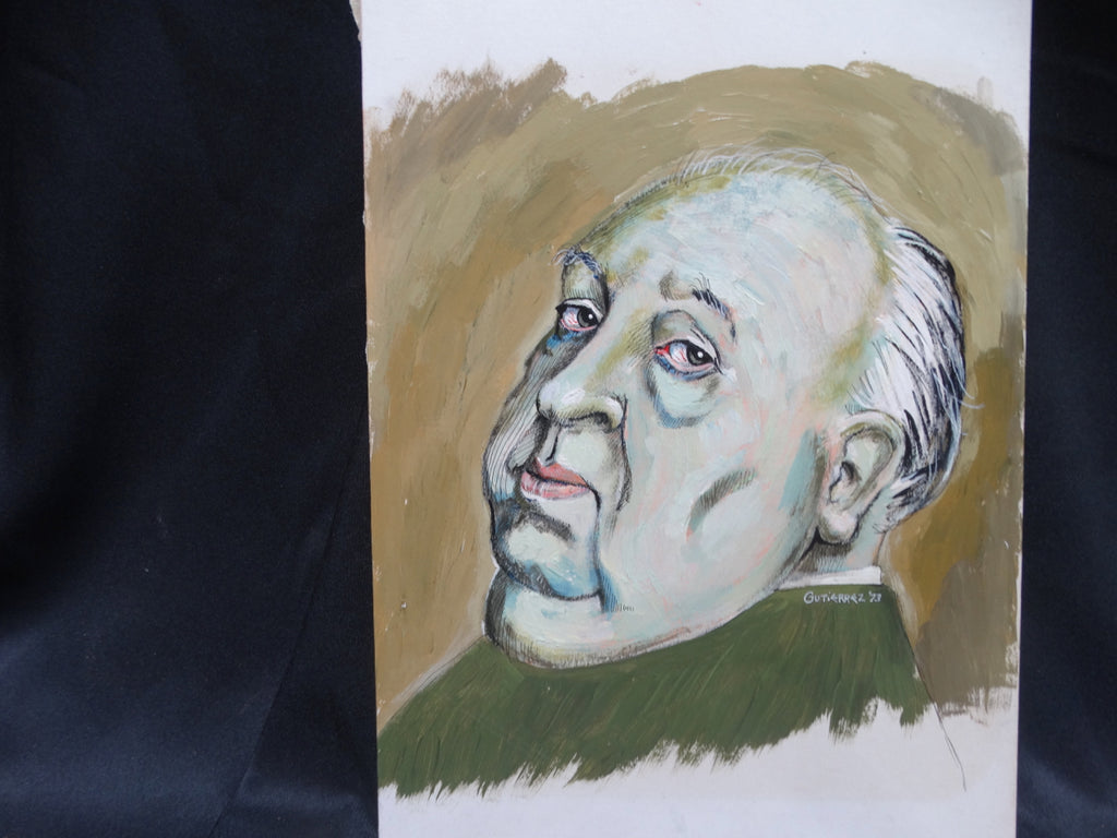 Frank Gutierrez: Alfred Hitchcock portrait