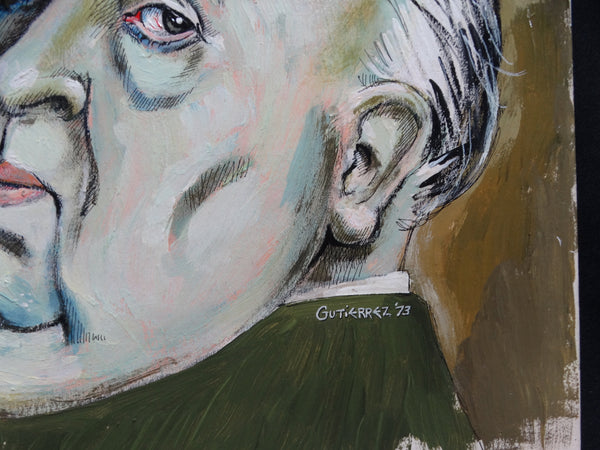 Frank Gutierrez: Alfred Hitchcock portrait