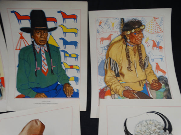 Winold Reiss - collection of Native American portraits (lithographs)