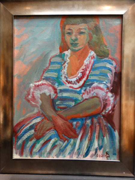 Anders Aldrin r of a Girl In A Striped Dress P2194