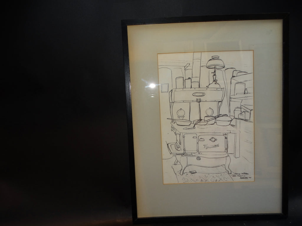 Dorr Hodgson Bothwell: Sketch of Camp Kitchen, Thousand Palms