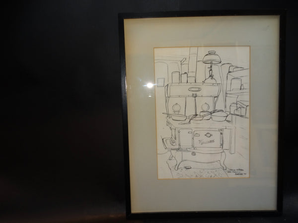 Dorr Hodgson Bothwell: Sketch of Camp Kitchen, Thousand Palms