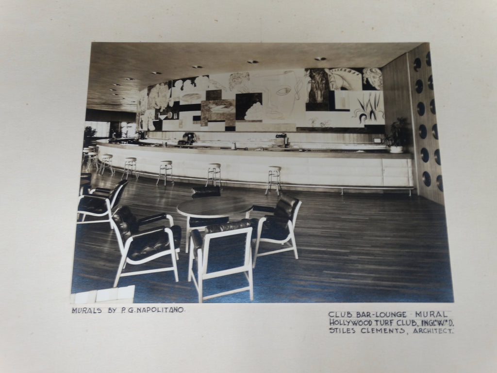 Original Photograph of Hollywood Turf Club Bar