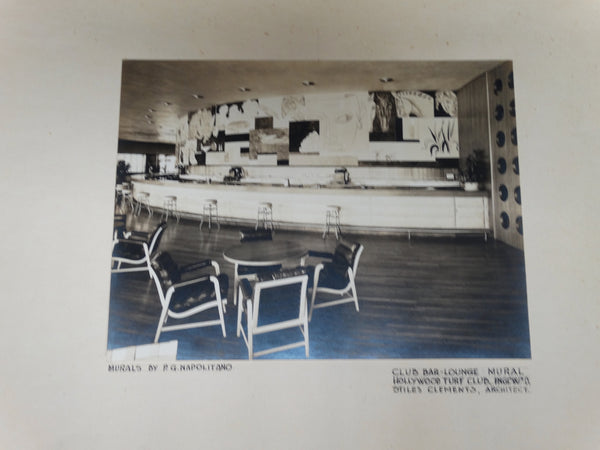 Original Photograph of Hollywood Turf Club Bar