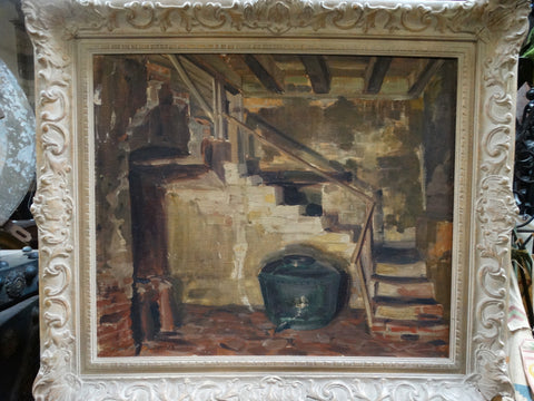 Clark Provins: Still Life in Basement, 1938