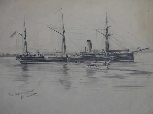 Charles Arthur Fries: pages from a San Diego sketch book, naval subjects and photographs P2247