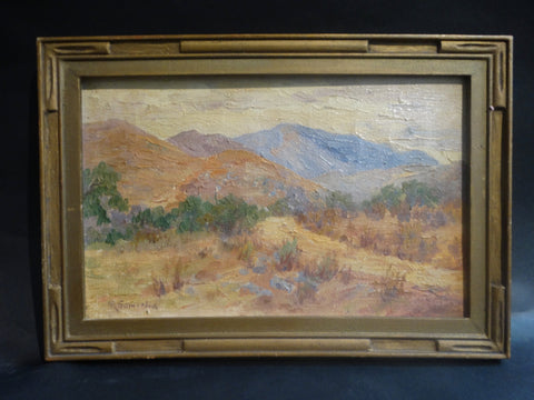 Mabel Sumerlin (1879-1956) Landscape. A Threatening Storm c 1920s