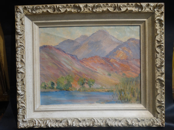 Mabel Sumerlin (1879-1956) Landscape - Mountain Lake 1937 P2251