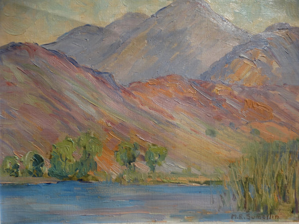 Mabel Sumerlin (1879-1956) Landscape - Mountain Lake 1937 P2251