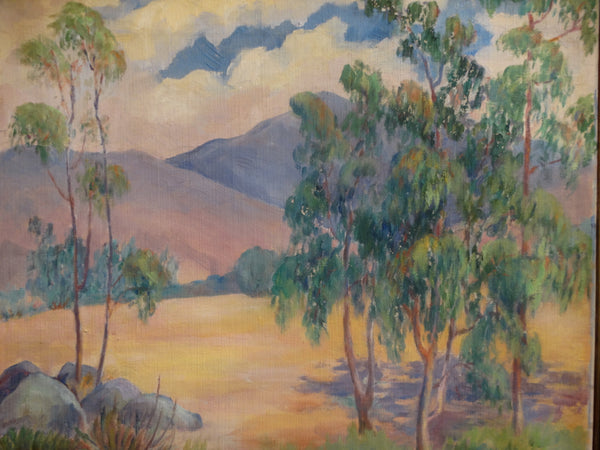 Mabel Sumerlin (1879-1956) California Landscape High Summer c 1930