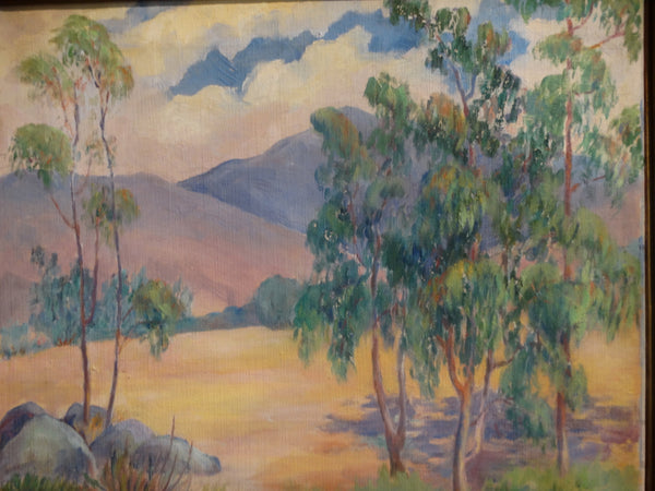 Mabel Sumerlin (1879-1956) California Landscape High Summer c 1930