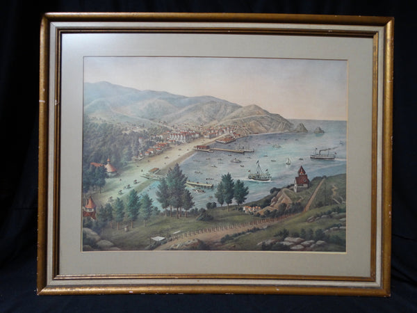 View of Avalon, Catalina Island - Print