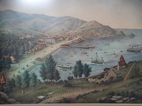 View of Avalon, Catalina Island - Print